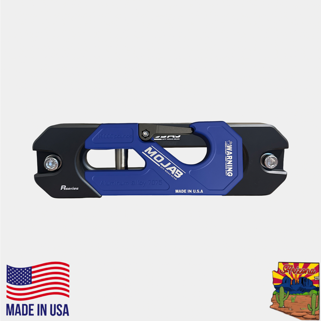 Aluminum Recessed Winch Shackle with Fairlead Kit, closed latch (LIFE TIME WARRANTY*)