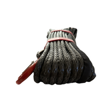 Load image into Gallery viewer, 3/8'' x 85' Synthetic Winch Rope with forged winch hook