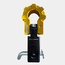 Load image into Gallery viewer, 2'' Aluminum Hitch Receiver with Aluminum D-Shackle 9T (LIFETIME WARRANTY)