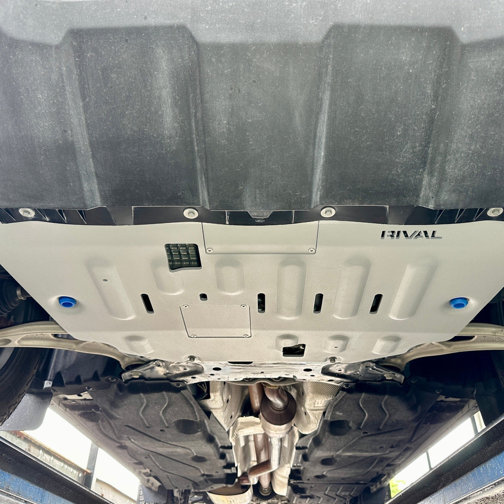 RIVAL Aluminum Engine Skid Plate 2023-2024 Ford Maverick Tremor | 2021-2022 Ford Bronco Sport With Metal Oil Pan | 2021-2025 Ford Bronco Sport Badlands