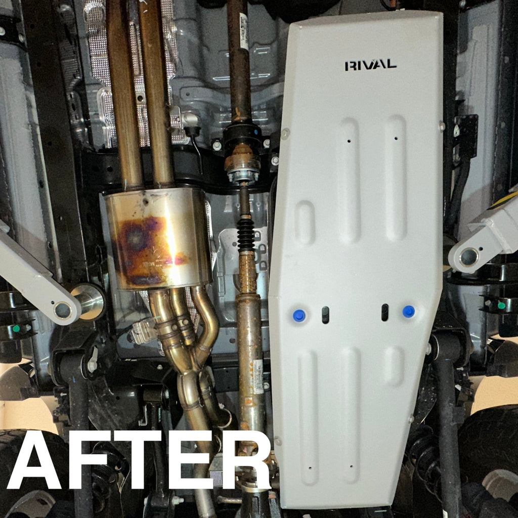 RIVAL Aluminum Gas Tank Skid Plate 2024-2025 Ford Ranger Raptor