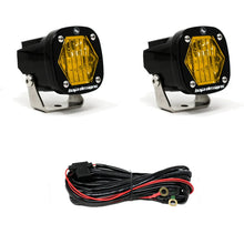 Load image into Gallery viewer, Baja Designs S1 Black LED Auxiliary Light Pod Pair - (Choose Color/Pattern)