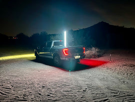 Close-up of the 4FT Ultra Bright LED Whip showcasing 515 powerful LEDs for exceptional visibility.