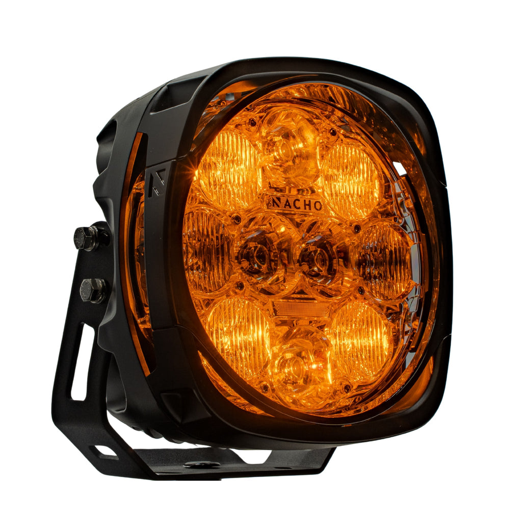 NACHO Grande - Back view revealing the advanced circuitry and durable construction of the 6.75" LED light.