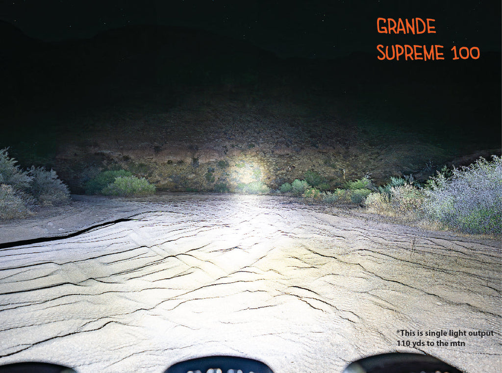 NACHO Grande - Durable materials used in the construction of the 6.75" Multi-Mode LED.