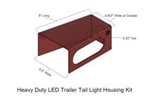 Load image into Gallery viewer, Heavy Duty LED Trailer Tail Light Kit 3/16 Steel