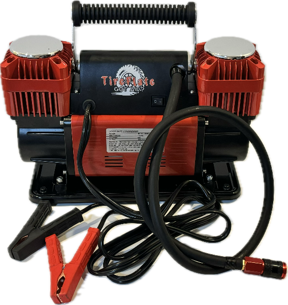 300LPM 12V Twin Cylinder Heavy Duty Offroad, Overland Air Compressor