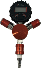 Load image into Gallery viewer, 4-Port Air Manifold With Digital Air Guage