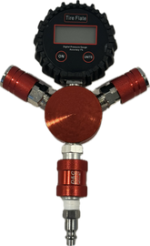 4-Port Air Manifold With Digital Air Guage