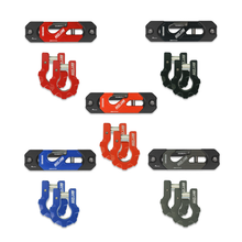 Load image into Gallery viewer, Color Matched Recessed Winch Shackle &amp; Fairlead Kit + 3/4” Extreme Duty Aluminum Shackles (ceramic coated)lifetime warranty