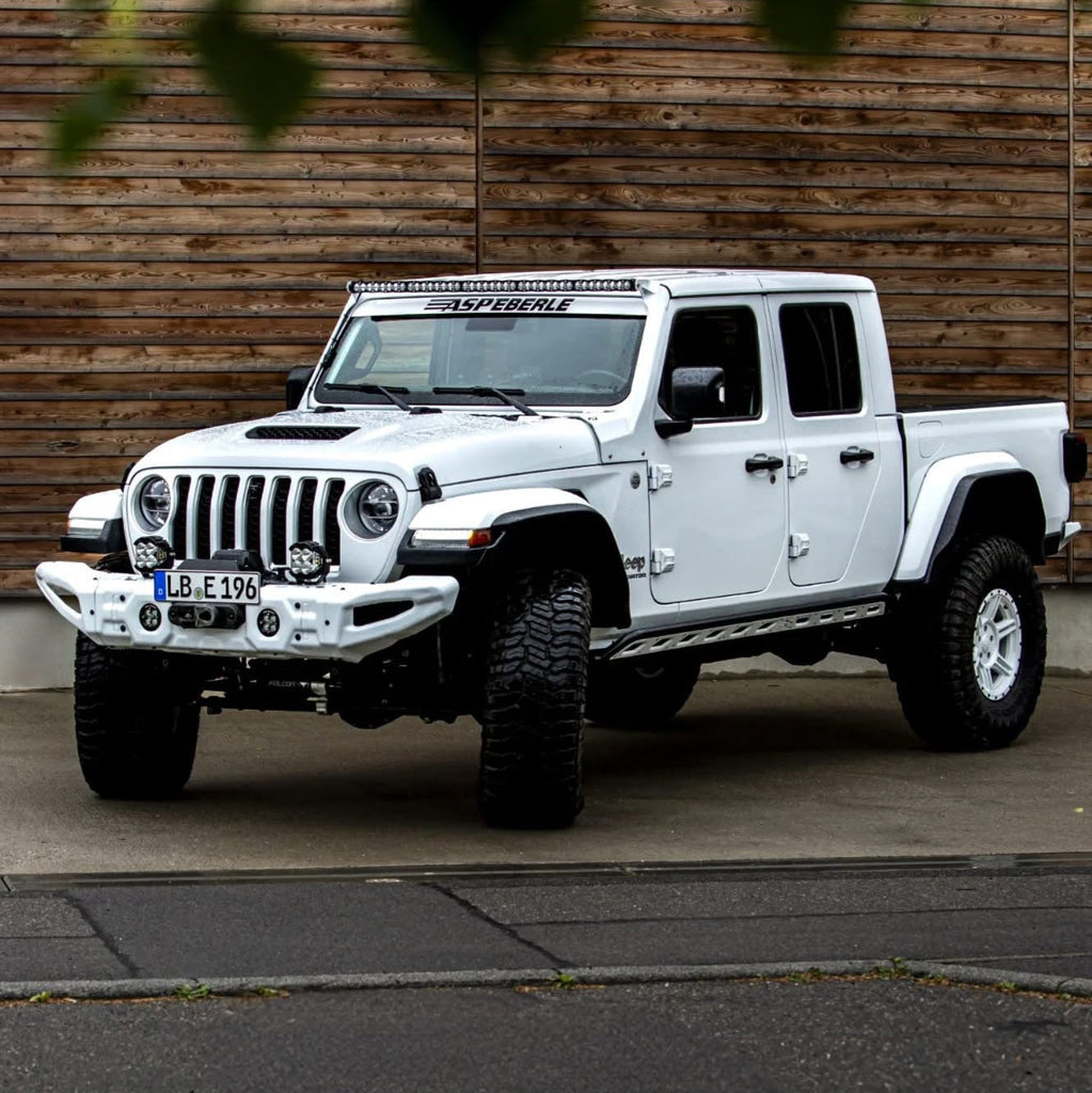 RIVAL Gen2 Front Stamped Steel Full-Width Bumper 2018-2025 Jeep Wrangler JL including 392 | 2007-2018 Jeep Wrangler JK | 2020-2025 Jeep Gladiator including Mojave