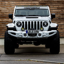 Load image into Gallery viewer, RIVAL Gen2 Front Stamped Steel Full-Width Bumper 2018-2025 Jeep Wrangler JL including 392 | 2007-2018 Jeep Wrangler JK | 2020-2025 Jeep Gladiator including Mojave