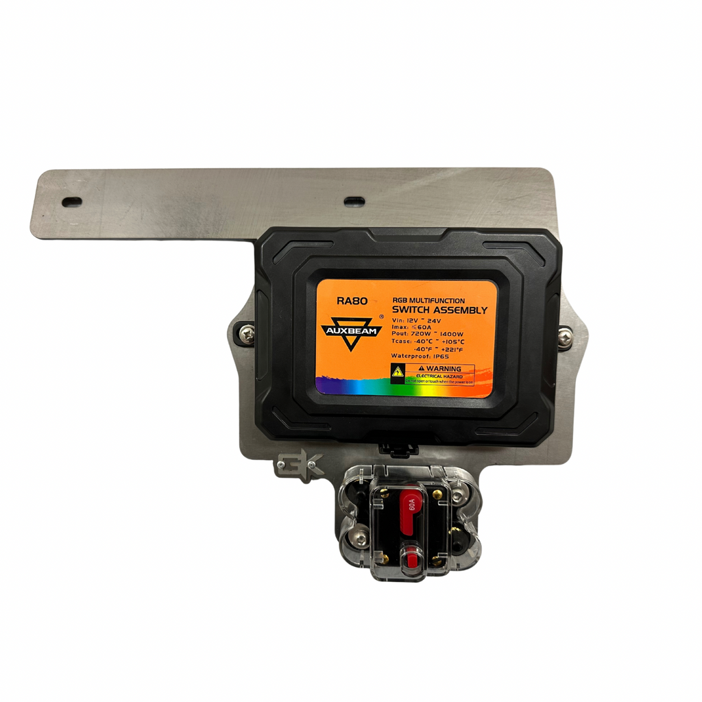 2018+ Jeep JL JT Auxbeam Control Box Mount for Wrangler Gladiator