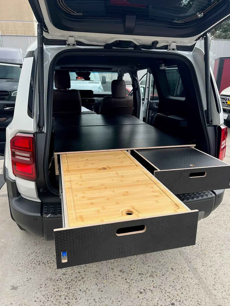 Land Cruiser 250 Dual Drawer Storage PreCut Kit - 2 Options