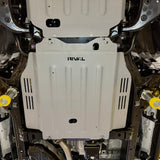 RIVAL Aluminum Transmission Skid Plate 2024-2025 Toyota Tacoma 4Gen Hybrid | 2024-2025 Toyota Land Cruiser Hybrid | 2025 Toyota 4Runner 6Gen Hybrid