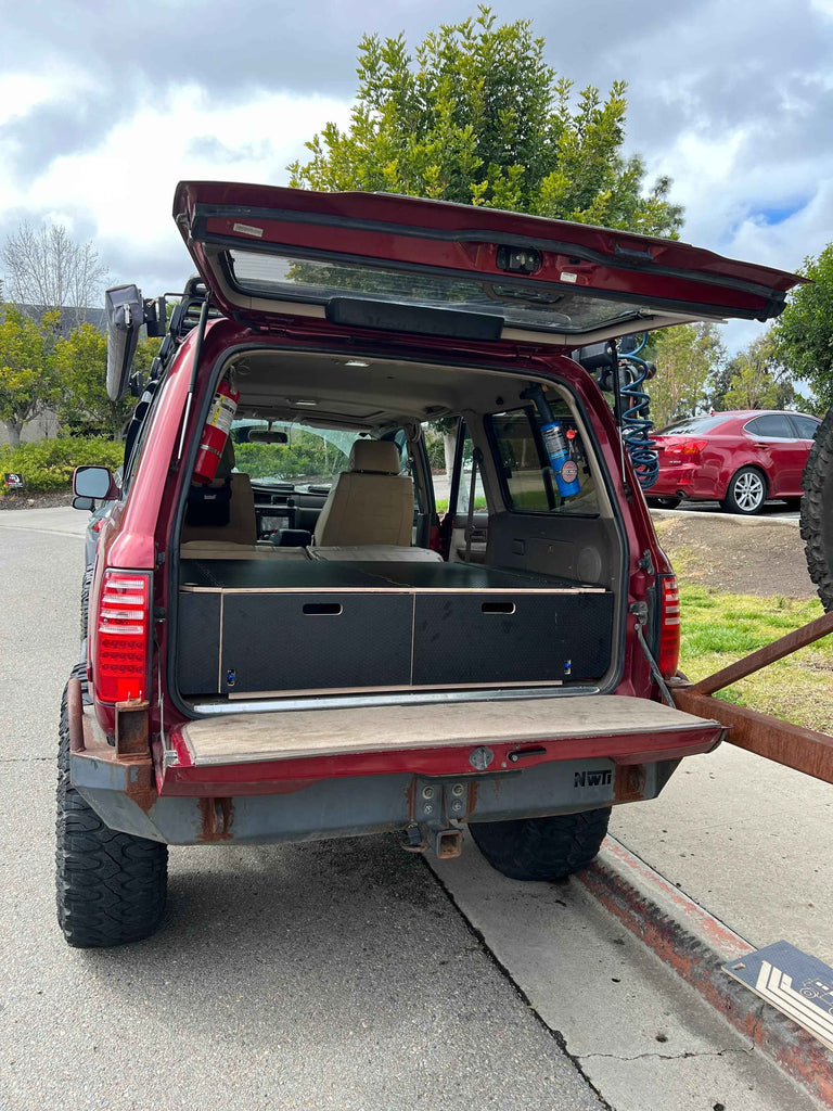 Land Cruiser 80 Series Dual Drawer Pre-Cut Kit! - 2 options