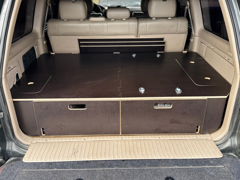 Land Cruiser 100 | Dual Drawer Storage System & Bed Platform | 1998–2007 Toyota