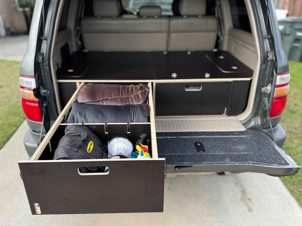 Land Cruiser 100 | Dual Drawer Storage System & Bed Platform | 1998–2007 Toyota