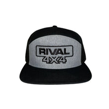Load image into Gallery viewer, RIVAL 4x4 Black Gray Trucker Hat Embroidered