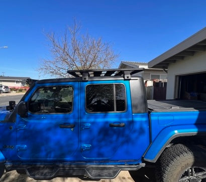 RIVAL Aluminum No-Drill Roof Rack 2018-2025 Jeep Wrangler JL 2-Door | 2020-2025 Jeep Gladiator