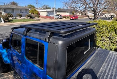RIVAL Aluminum No-Drill Roof Rack 2018-2025 Jeep Wrangler JL 2-Door | 2020-2025 Jeep Gladiator