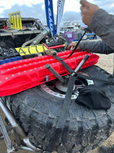 Load image into Gallery viewer, Ultimate Traction recovery board with steel plugs and storage bag