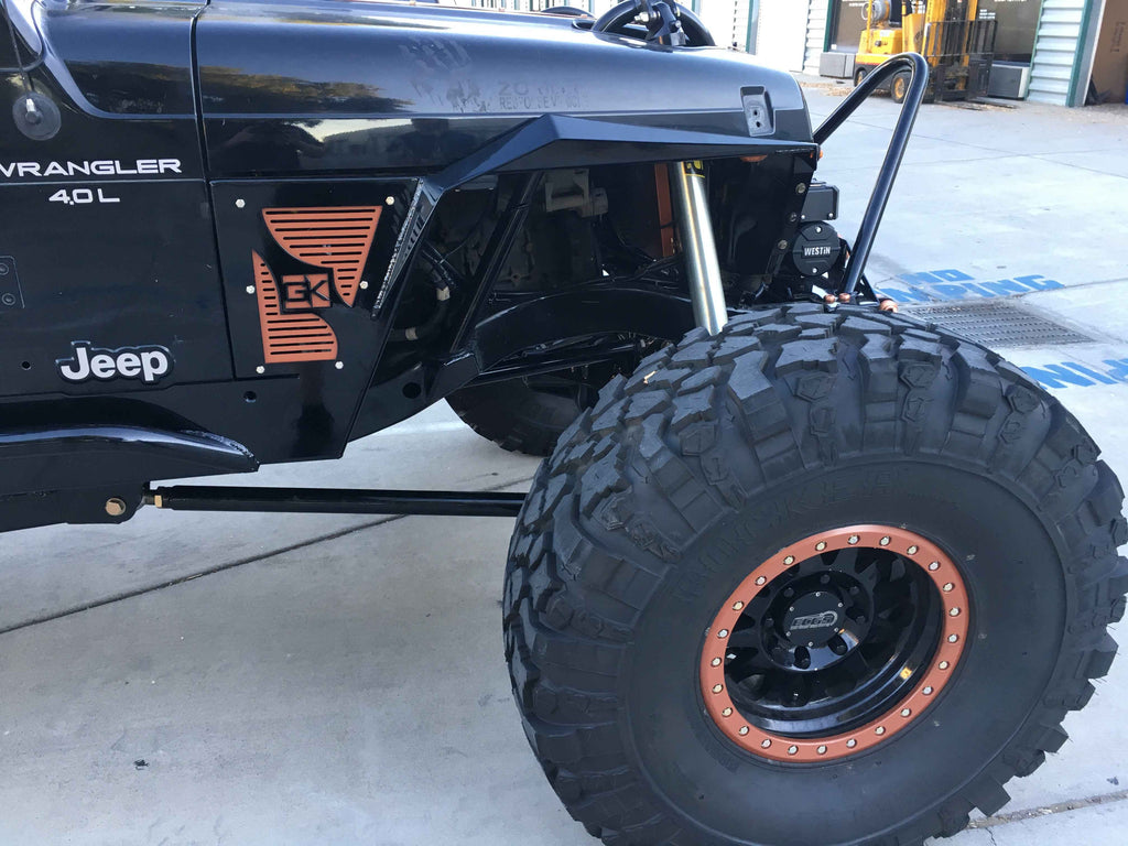 Diamond Series High Clearance Front Fenders for Jeep TJ Wrangler