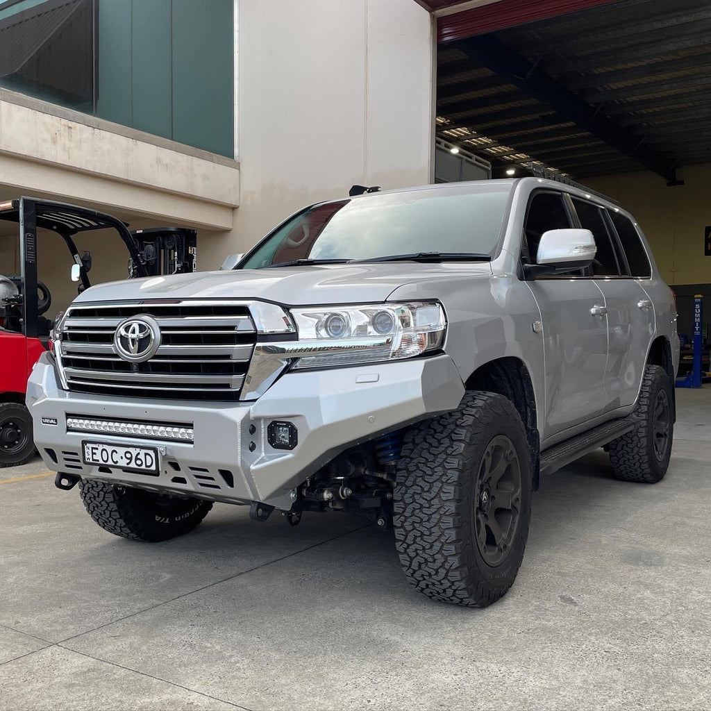 RIVAL Front Aluminum Bumper 2016-2021 Toyota Land Cruiser 200 Series with Winch Mount