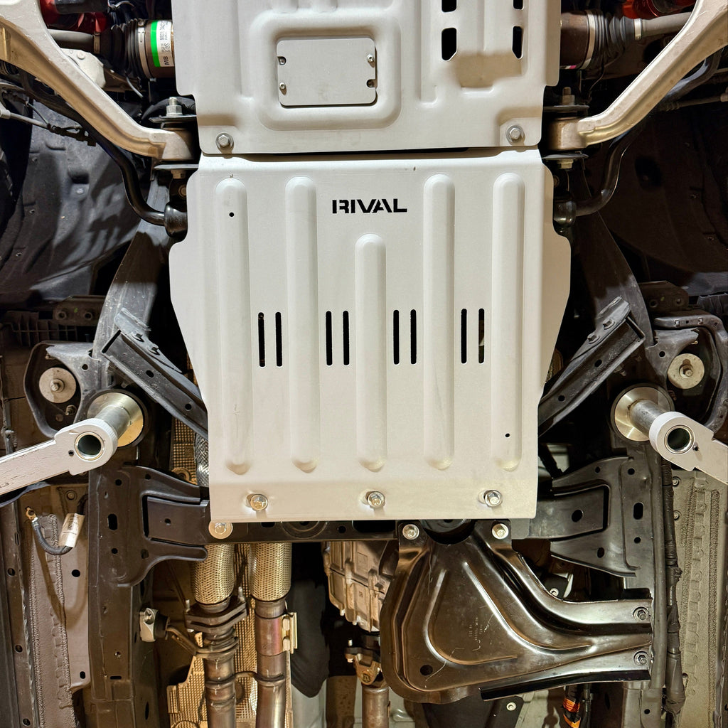 RIVAL Aluminum Transmission Skid Plate 2024-2025 Ford Ranger FX4 | 2021-2025 Ford Bronco