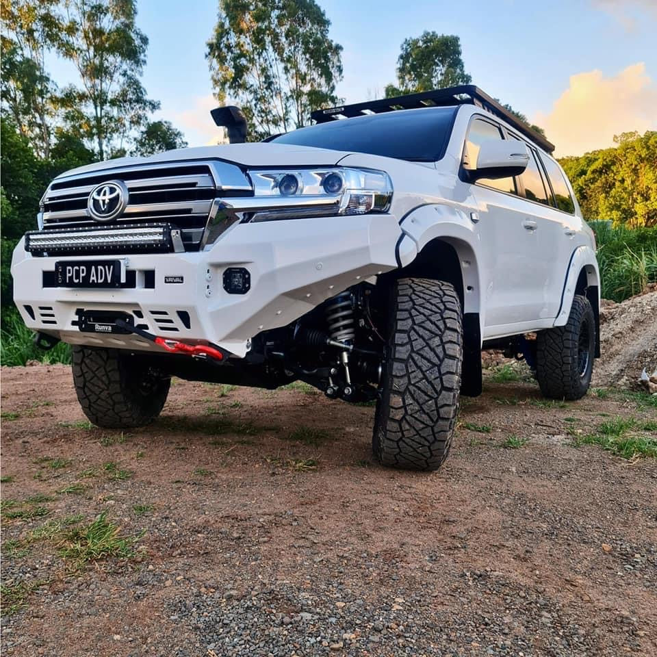 RIVAL Front Aluminum Bumper 2016-2021 Toyota Land Cruiser 200 Series with Winch Mount