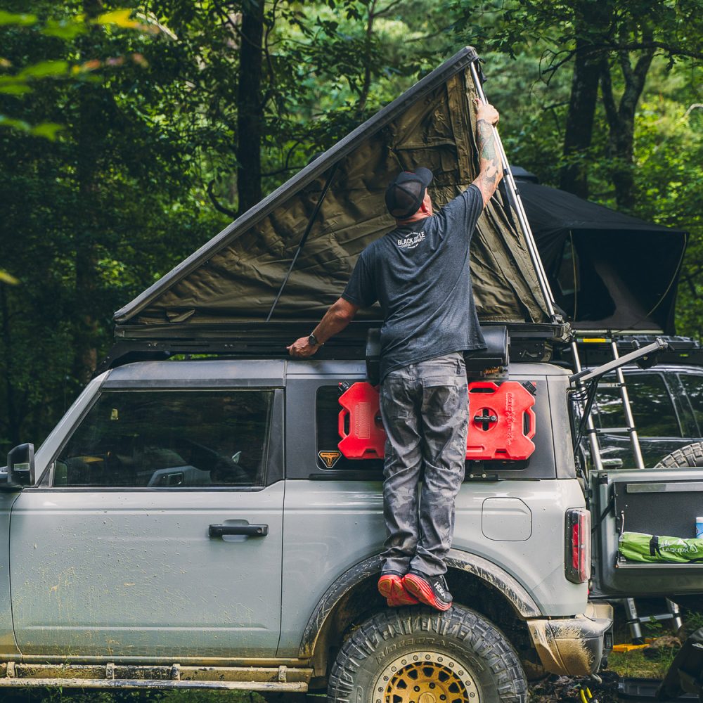 lightweight rooftop tent Inspired Overland Standard Lightweight Rooftop Tent
