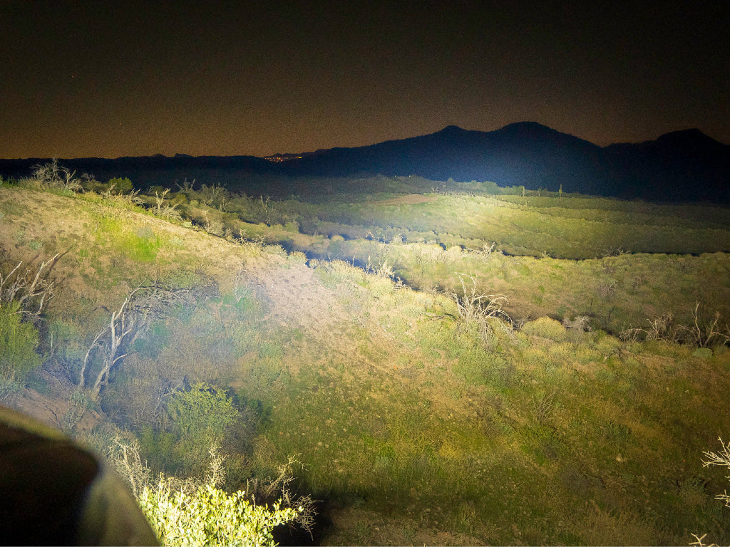 NACHO Supreme showcasing its powerful lighting capabilities in a remote area.