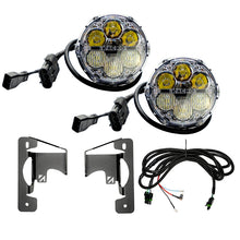 Load image into Gallery viewer, Jeep JL/JT NACHO Plug N Play Fog Kit displayed prominently in a well-lit showroom.