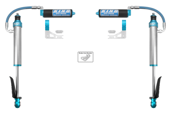 King Shocks 2024+ Lexus GX550 Overtrail 2.5 Dia. Front Coilover w/ Remote Reservoir - Pair