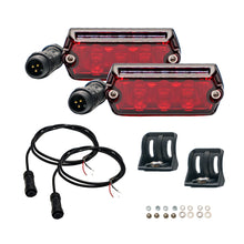 Load image into Gallery viewer, NACHO NANO 2100 Lumen LED Light illuminating a dark trail during an off-road adventure.