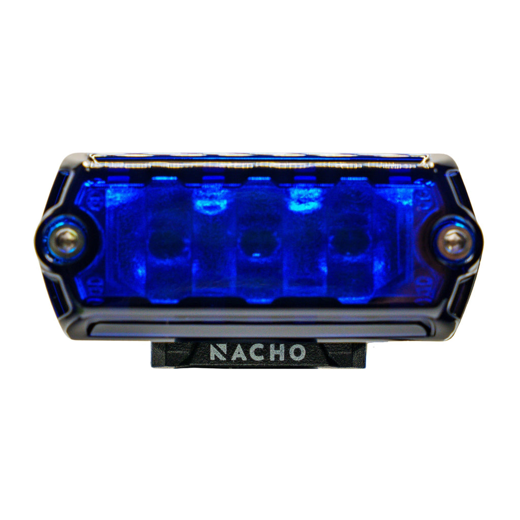 NACHO NANO 2100 Lumen LED Light in use during an adventurous off-road journey.