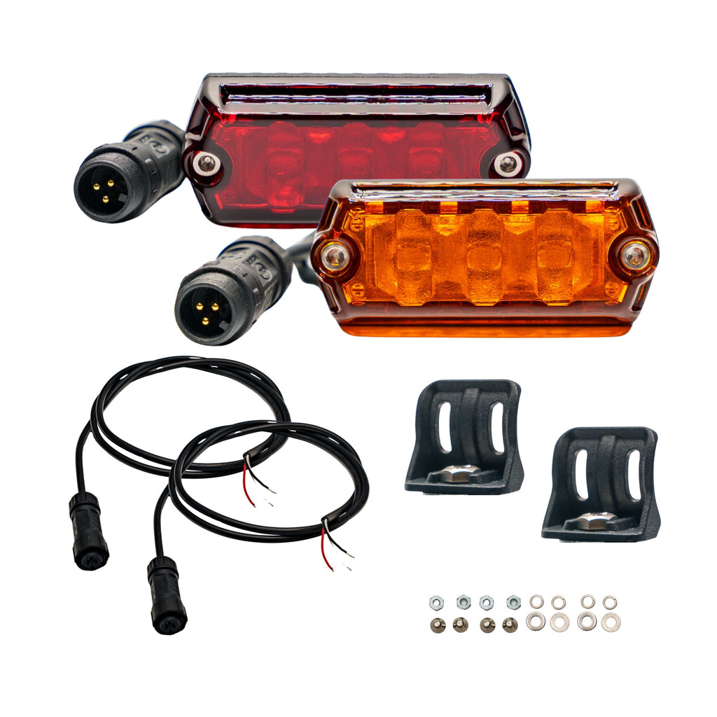 NACHO NANO 2100 Lumen LED Light in Amber color for enhanced visibility and style.