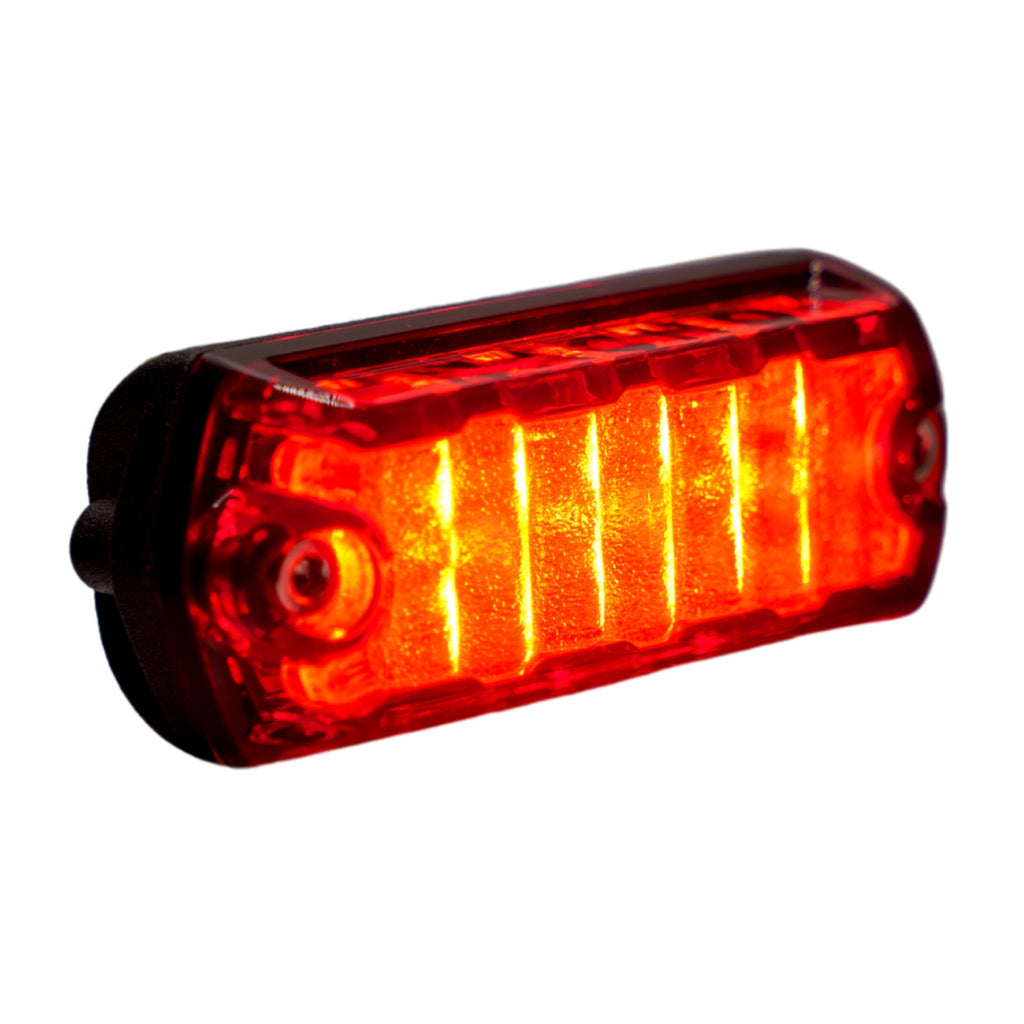 NACHO NANO 2100 Lumen LED Light demonstrating its functionality with an amber backlight.
