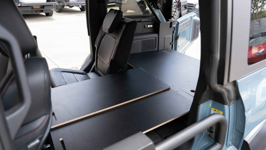 Bronco 4-Door Single Drawer Storage PreCut Kit - 2 options