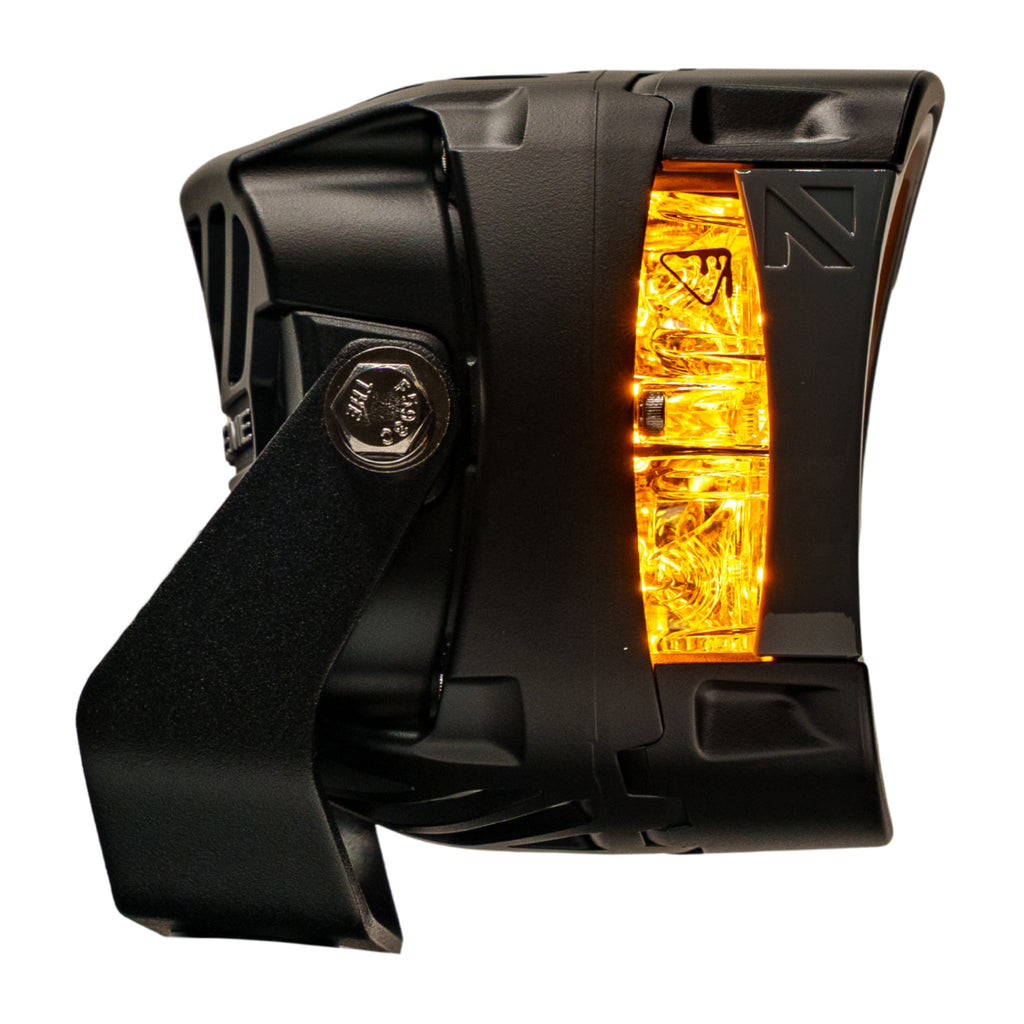 NACHO Quatro Supreme Adventure light designed for off-road motorcycles with lifetime warranty emblem.