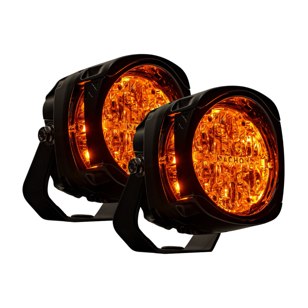NACHO Quatro Chase light showing multiple strobe patterns for safety and visibility.