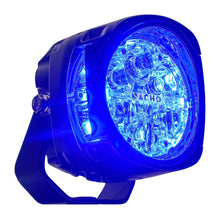 Load image into Gallery viewer, NACHO Quatro red and blue emergency lights displaying powerful tactical strobing for emergency response.