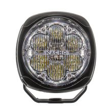 Load image into Gallery viewer, Side view of the NACHO Quatro Off-Road light highlighting its robust casing.