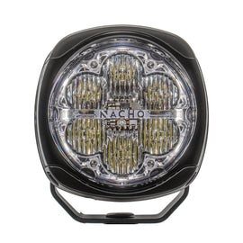 Side view of the NACHO Quatro Off-Road light highlighting its robust casing.