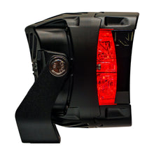 Load image into Gallery viewer, NACHO Quatro Chase light mounted on a vehicle, highlighting its bright strobe capability.