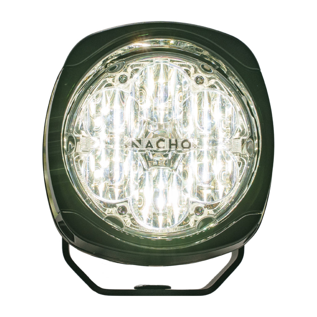 NACHO Quatro Chase light designed for maximum visibility for off-road enthusiasts.