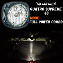 Load image into Gallery viewer, NACHO Supreme series lights comparing brightness with standard offroad lights.