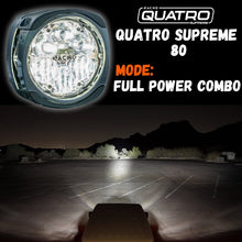 Load image into Gallery viewer, Detailed look at NACHO Quatro Off-Road light's mounting bracket.
