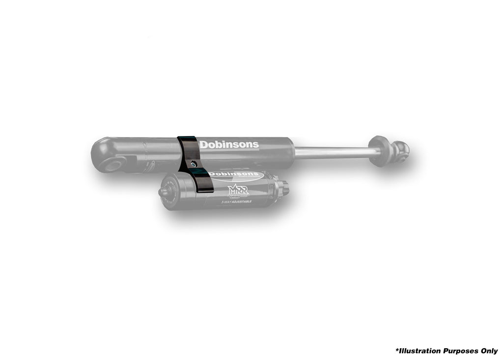 DOBINSONS PIGGY BACK MOUNTS FOR MRA SHOCKS (LARGER SEPARATION) (PAIR)  -  RM66-040