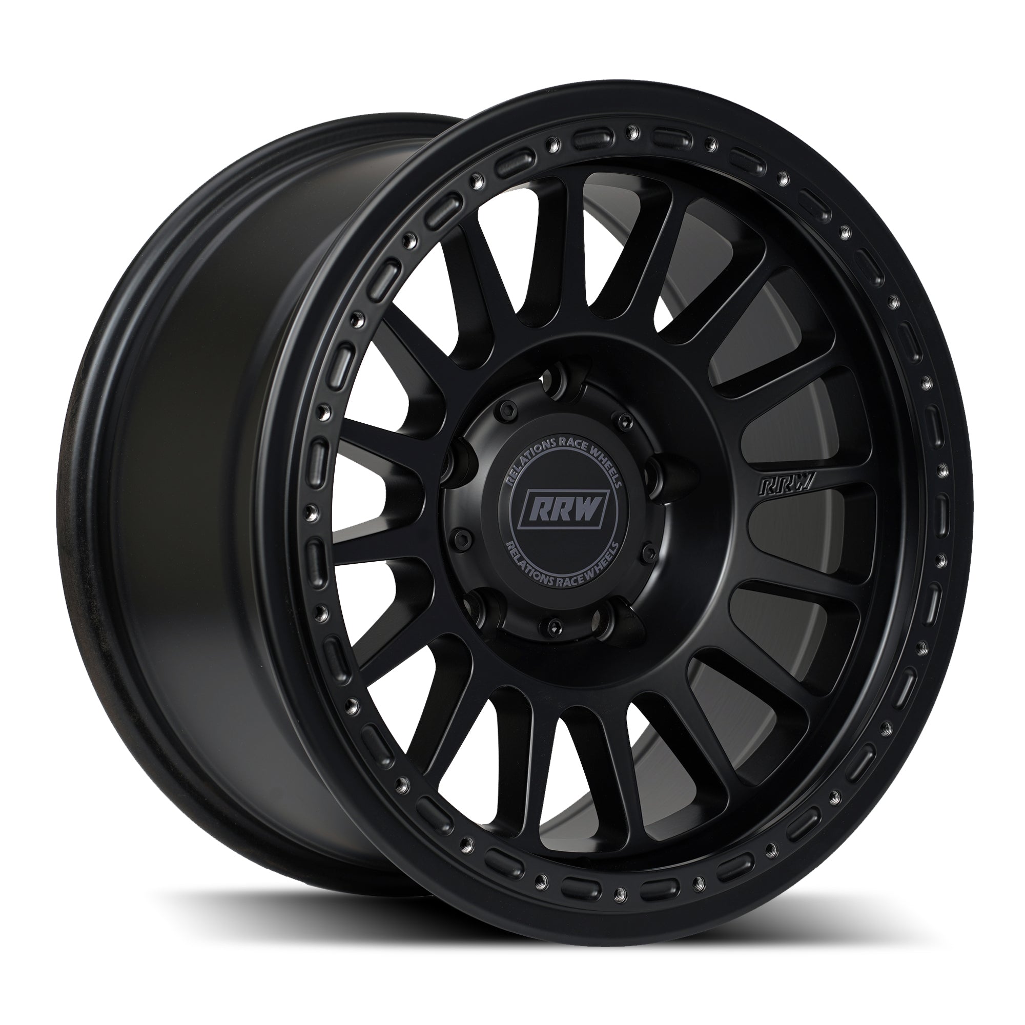 RR6-H 17x8.5 Hybrid Beadlock | MATTE BLACK